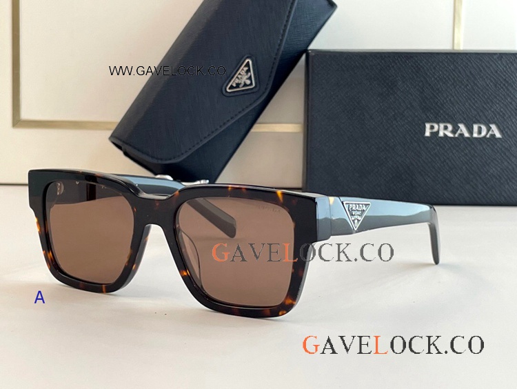 Replica Prada Symbole pr08zv Glasses Brown tinted Lenses